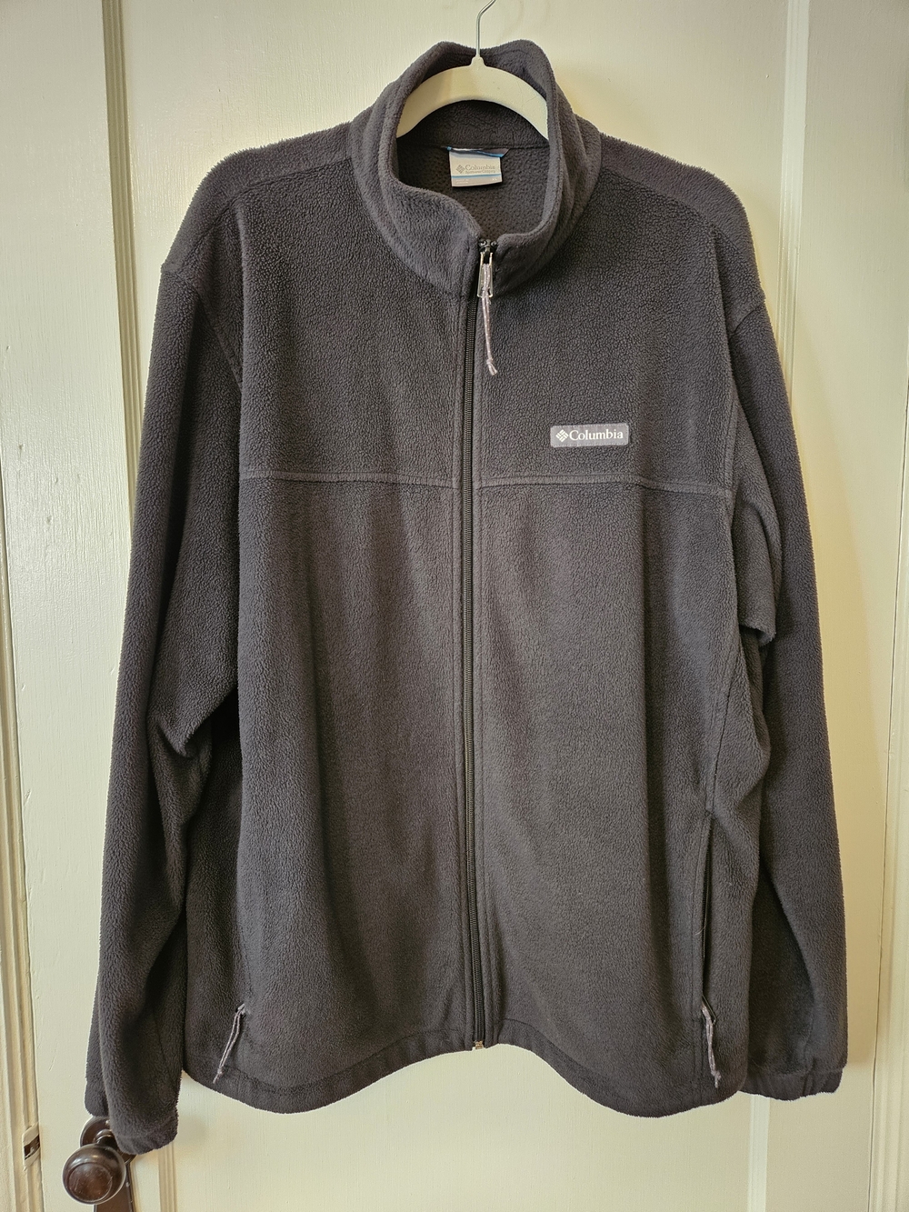 Columbia Men’s Full-Zip Fleece Jacket - Charcoal Gray